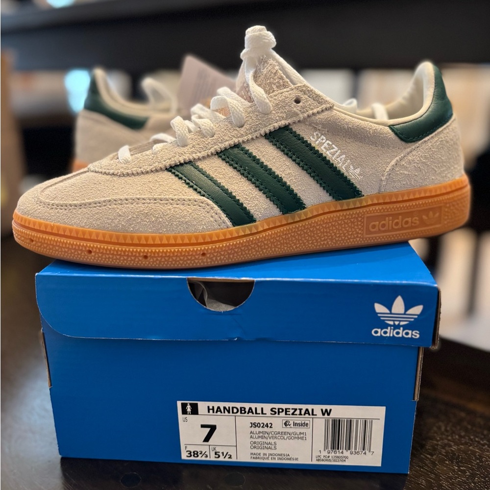 Adidas Handball Spezial W Sneakers - White and Green